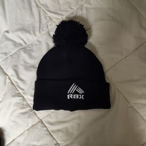 RBX Black Pom-Pom Knit Hat